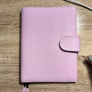 Moterm Leather Cover for Stalogy B6 - with Back Pocket, Pen Loop and Card Slots